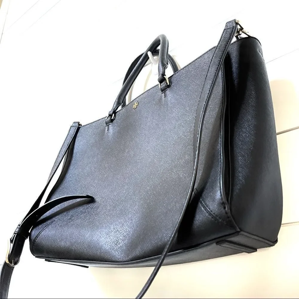 Tory Burch black leather handbag